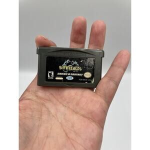 BattleBots: Design & Destroy Nintendo Game Boy Advance 2003 Tested Working